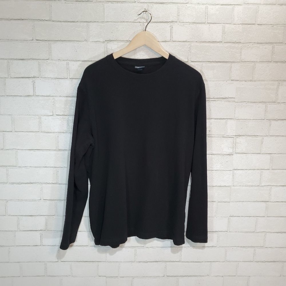 Cherokee plain black‎ long sleeve tee